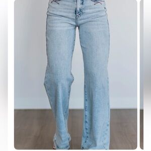 New without tags Saige high rise wide leg 🩷